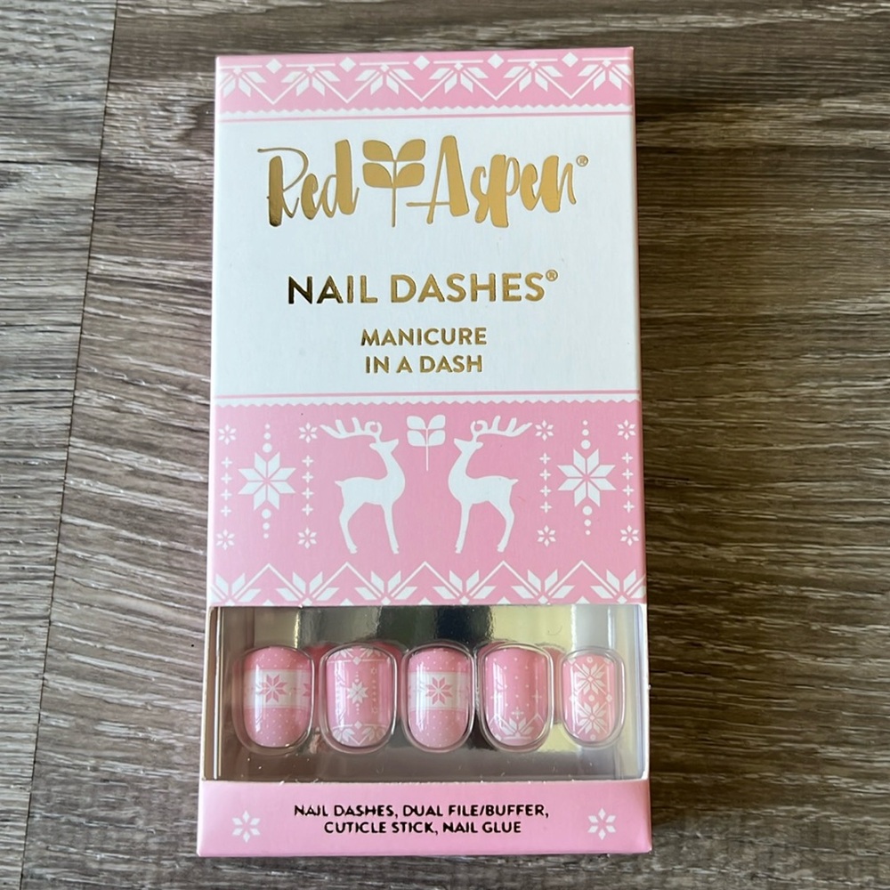 Red Aspen Nail Dash - Alva’s Nordic Winter